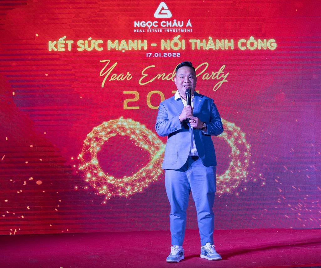 tổng giám đốc Nguyễn Lộc Hạnh phát biểu