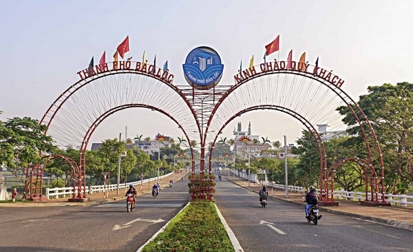 Không khí mát mẻ ở thành phố Bảo Lộc